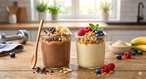 Schema Süßstoff im Protein Pudding