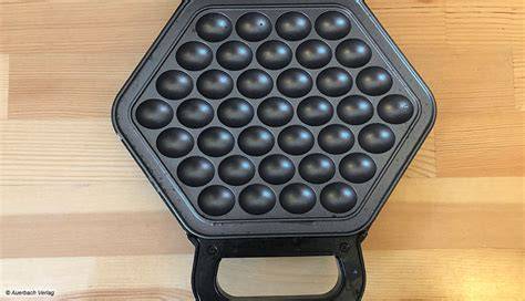 Schema eines Belgischen Waffeleisens mit typischer Rillenstruktur der Backplatten