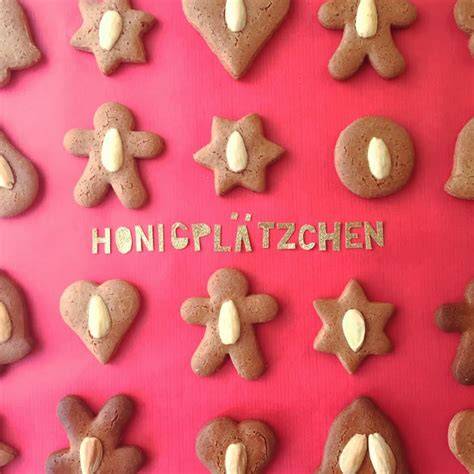 Schematische Grafik: Unterschied Honigplätzchen vs. Honigkuchen-Plätzchen (Zutaten und Textur)