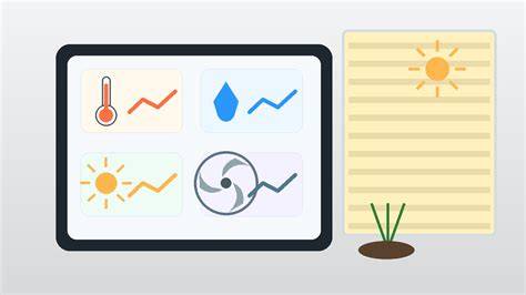 Schematische Infografik: Indoor-Setup für Gelato 33 (Temperatur, Luftfeuchte, Lichtzyklen)