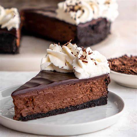 Schichtaufbau Chocolate Cheesecake (Infografik)
