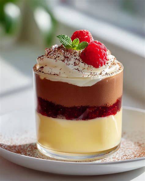 Schichtdesserts im Glas