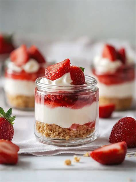 Schichtdesserts im Glas: Erdbeer-Butterkeks und Schokolade