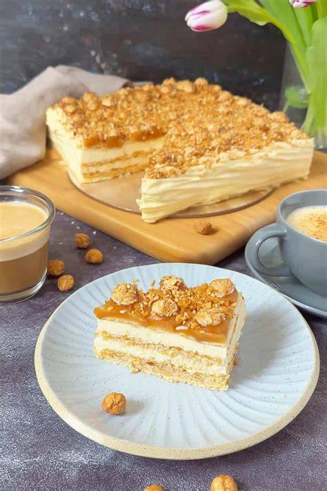 Schichten der Giotto-Torte