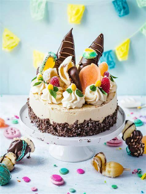 Schichtenaufbau einer gefüllten Torte