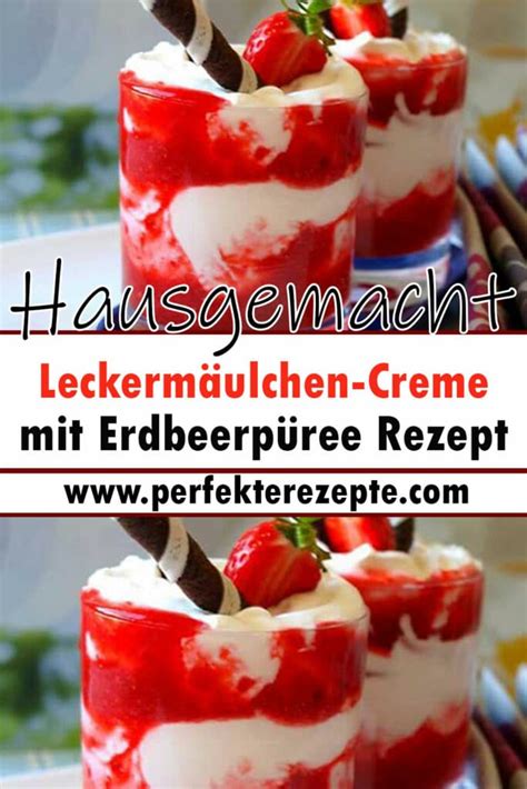Schichtenaufbau einer mehrstöckigen Erdbeer-Prosecco-Torte (Biskuit, Creme, Erdbeerpüree)