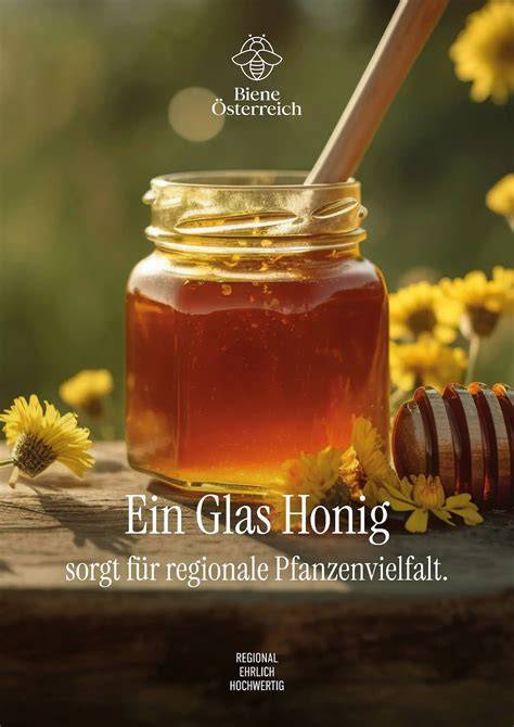 Schichtmethode: Glas mit Honig und Rosenblättern