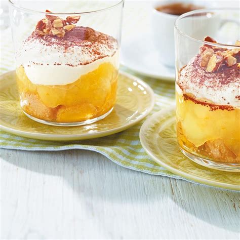 Schichtoptik im Glas: Apfeltorte und Apfeldesserts