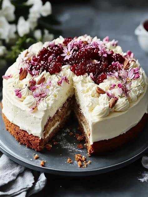 Schichttorte Kolibri Kuchen mit cremigen Frosting