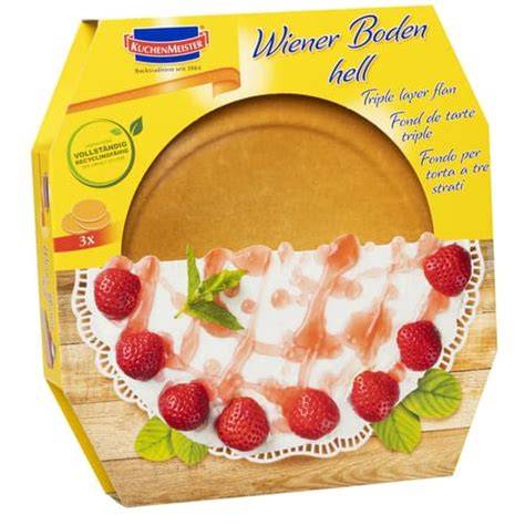 Schichtung der Creme auf Wiener Böden
