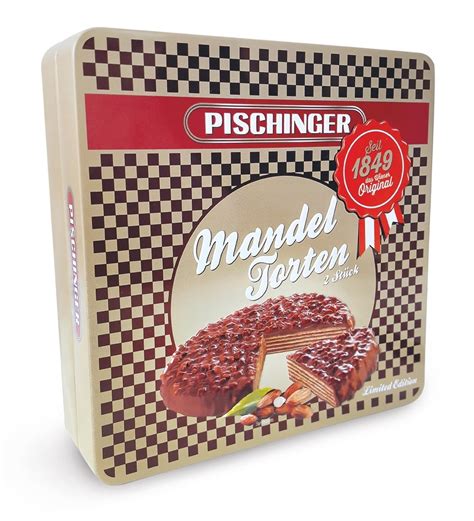 Schichtung der traditionellen Wiener Pischinger Torte