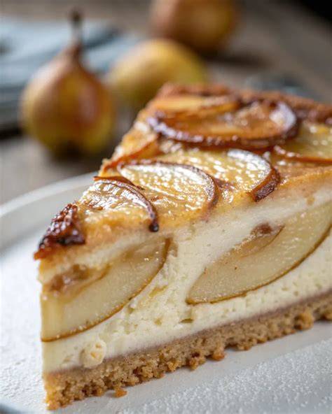 Schichtung einer Nougat-Torte mit Creme- und Biskuitschichten in Großaufnahme