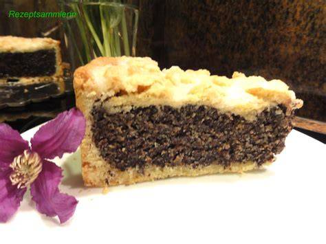 Schlesische Mohntorte mit Honigglas