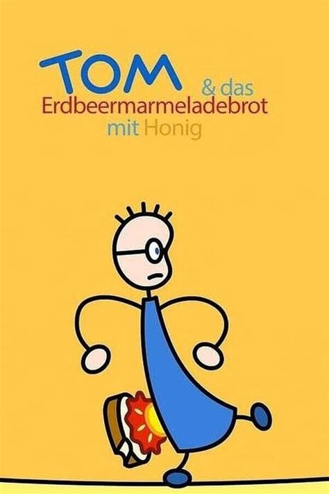 Schlussbild: Tom genießt sein halbes Erdbeermarmeladebrot mit Honig
