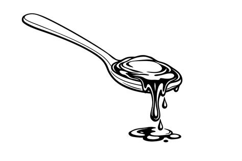 Schmelzende Vollmilch-Schokolade auf Löffel