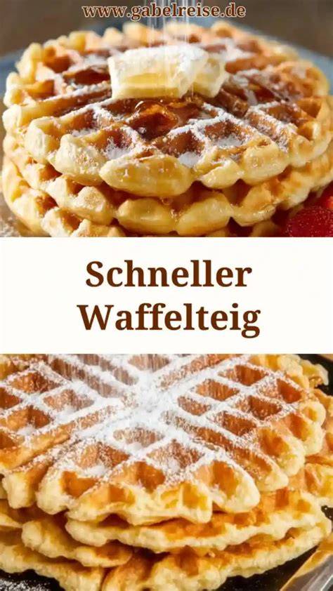 Schneller Waffelteig im Standmixer - Blitzrezept