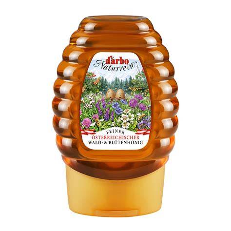 Schnitt durch Honigwabe - Anteile von Wald- und Blütenhonig
