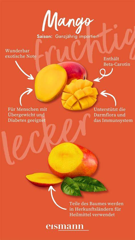 Schnittmuster und Vorbereitung einer Mango