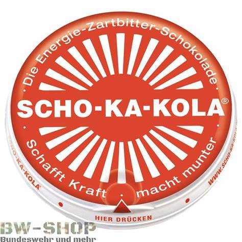 Scho-Ka-Kola Dose und Tafeln