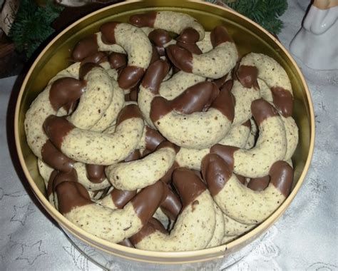 Schoko Baileys Kipferl auf Backblech