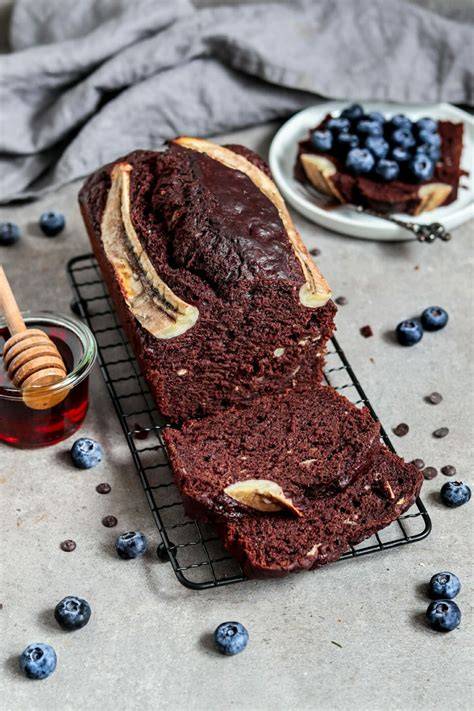 Schoko Bananenbrot angeschnitten