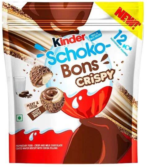 Schoko Bons Crispy Verpackungen und Varianten - Produktübersicht