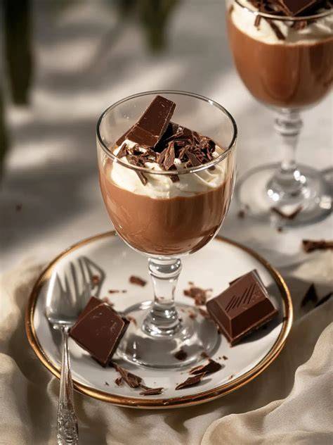 Schoko Cappuccino im Glas neben Zutaten