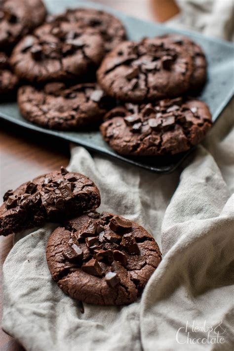 Schoko Cookies im Airfryer, knusprig außen, chewy innen
