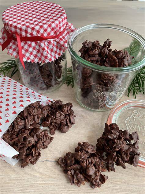 Schoko Crossies hübsch verpackt als Geschenk