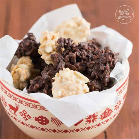 Schoko Crossies im Geschenkbeutel