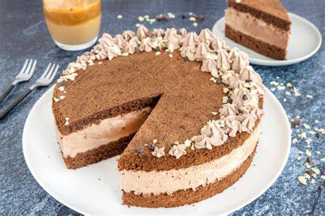Schoko Käse Sahne Torten Varianten als Collage