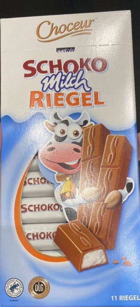 Schoko Milch Riegel - Zutaten und Struktur