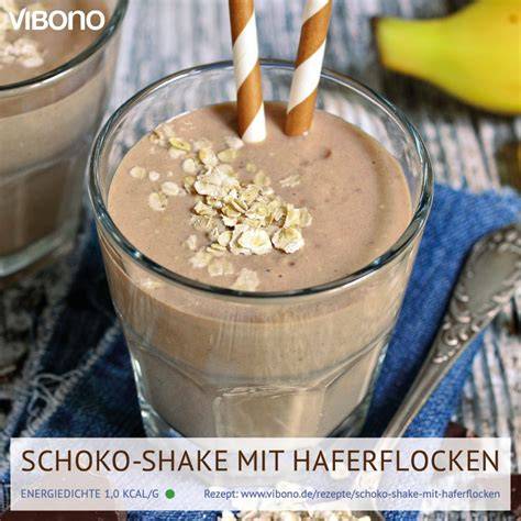 Schoko Shake Bestandteile und empfohlene Portionsgrößen