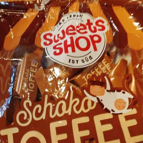 Schoko Toffee, Karamell-Konfekt, Süßigkeiten