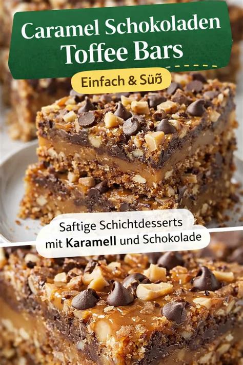 Schoko Toffee mit unterschiedlichen Toppings