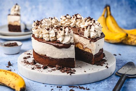 Schoko-Bananen-Torte für die Kaffeetafel