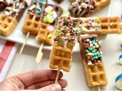 Schoko-Bananen-Waffeln als Fingerfood für Kinder