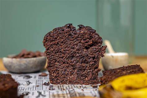 Schoko-Bananenbrot aufgeschnitten