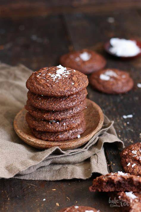 Schoko-Brezel-Cookies mit Fleur de Sel