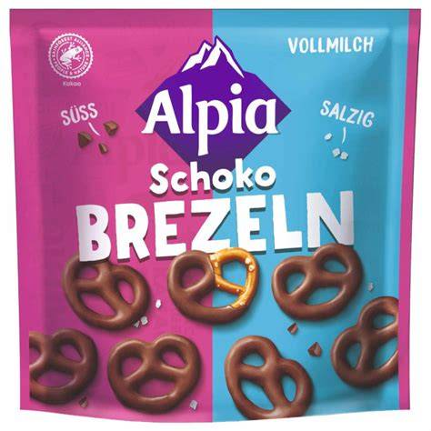 Schoko-Brezeln im 140g-Beutel (symbolisch)