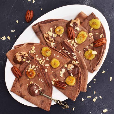 Schoko-Crêpes mit Nuss-Nougat-Creme