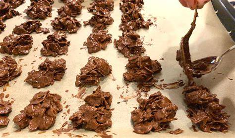 Schoko-Crossies auf Backblech