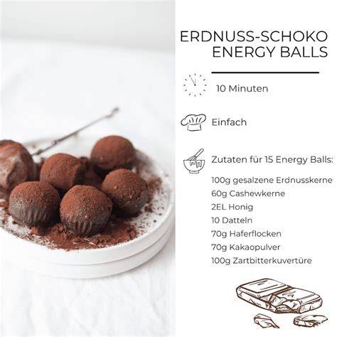 Schoko-Energy-Balls auf einem Teller