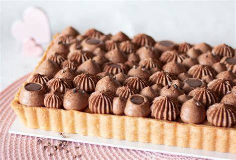 Schoko-Espresso-Füllung in der Tarteform
