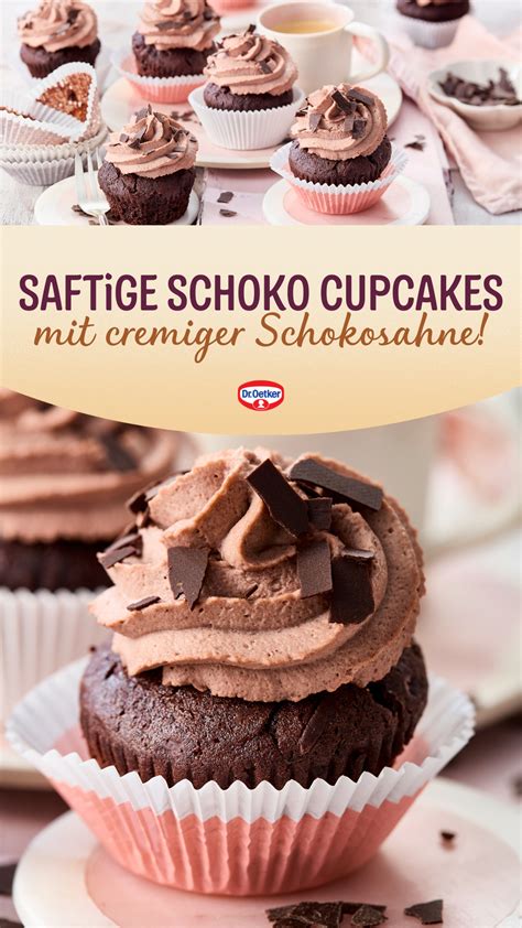 Schoko-Frosting auf Cupcakes und Kuchen - ansprechende Motiv-Inspiration