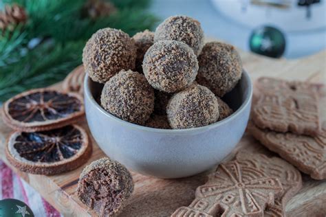 Schoko-Geschenktüte mit Spekulatiuskugeln