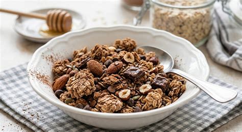 Schoko-Granola als knusprige Friedhofserde-Schicht
