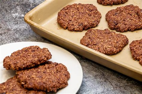 Schoko-Hafer Cookies frisch gebacken