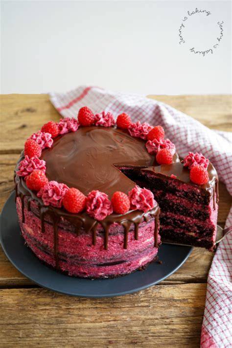 Schoko-Himbeer-Sahne Torte