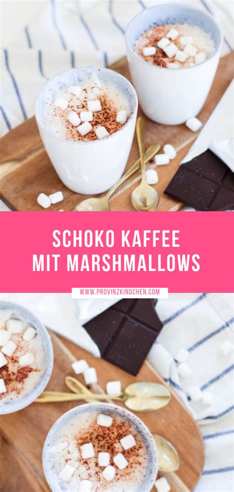 Schoko-Kaffee mit Mini-Marshmallows